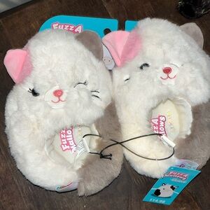 Squishmallow slippers. Fuzzy. Kids girls. Christmas. Size 13/1 New.